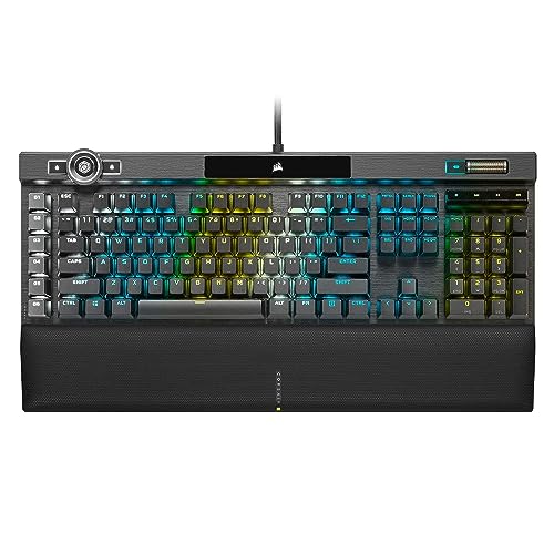 corsair k100 mechanische tastatur, optische schalter, englisch, rgb-beleuchtung