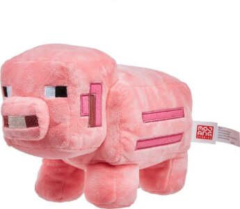 Mattel Minecraft Plüschfigur Schwein 20 cm