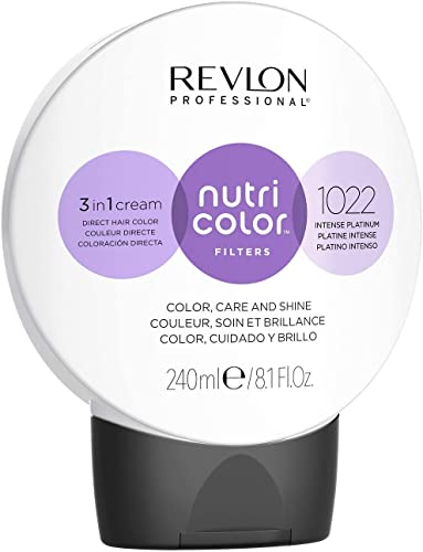 Nutri Color Filters Tönungsmaske 1022 Platin 240 ml, pflegende Farbauffrischung