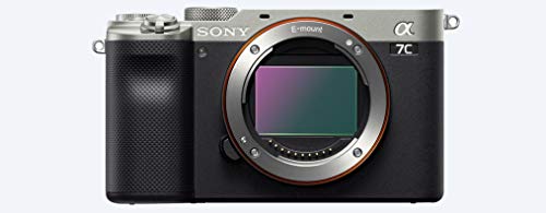 sony alpha 7c spiegellose kamera body silber schwarz mit autofokus