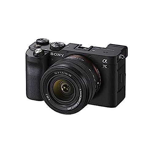 sony alpha 7c spiegellose kamera mit sel-2860 objektiv schwarz