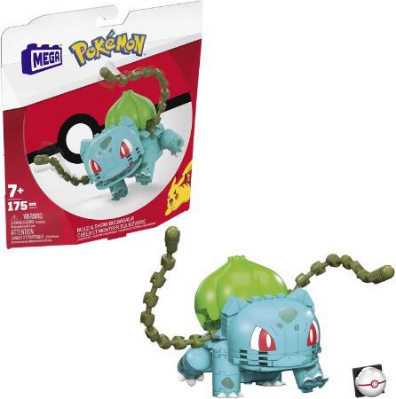 pokemon bisasam bauset mit beweglicher figur für 19,60 euro statt 26 euro