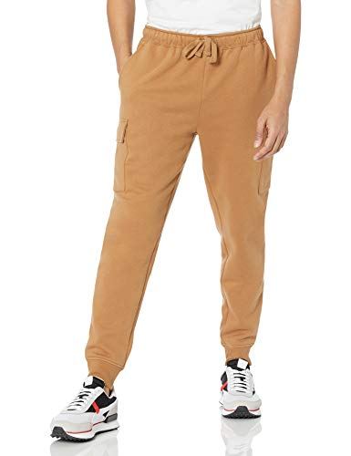 Amazon Essentials Herren Cargo Jogginghose Fleecefutter schmal zulaufend