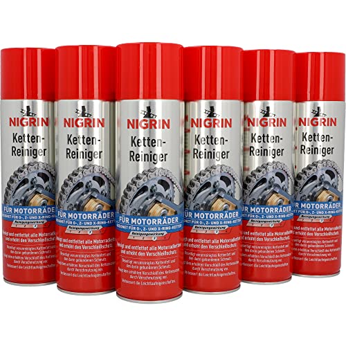 nigrin kettenreiniger spray 6 x 500 ml dosen