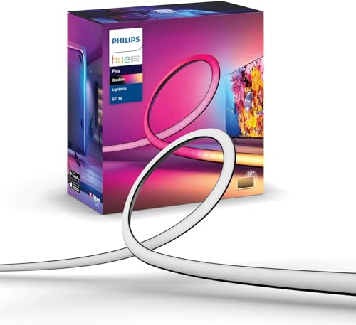 philips hue lightstrip 55 zoll weiß und farbambiente gradient