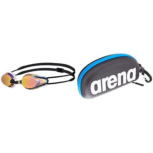 arena tracks schwimmbrille anti-fog mit uv-schutz, unisex, 4 nasenbrücken