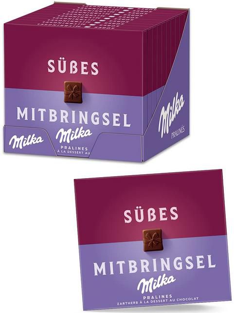 milka pralinen 10x süßes mitbringsel 110g ab 18,90 euro statt 35 euro