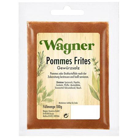 wagner gewürze pommes frites gewürzsalz 100g für 1,52 statt 2