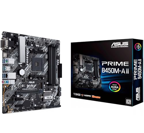 Asus Prime B450M-A II Mainboard AM4 Sockel mATX, DDR4, USB 3.1