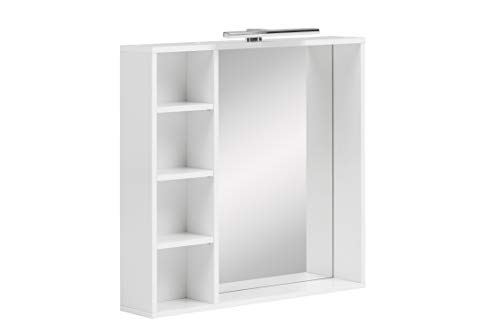 Schildmeyer samuspiegel weiß glanz 73,3 x 15,8 x 77 cm 147762