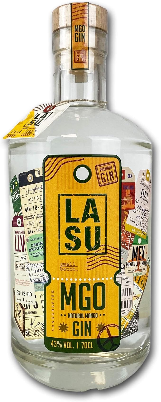 la su mango likör 43% vol mit frischer note für gin & tonic 0,7 liter