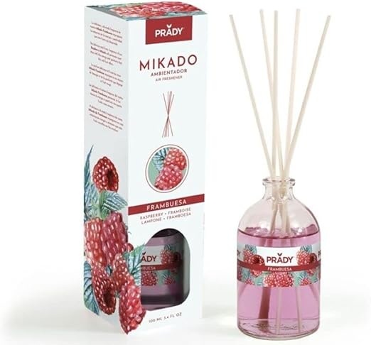 Mikado Raumduft Himbeere 100ml - Fruchtiger und erfrischender Unisex-Duft