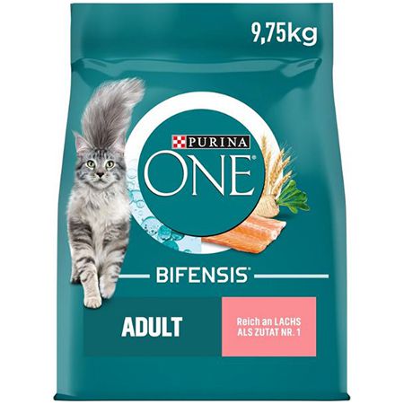 purina one bifensis 9,75kg trockenfutter mit lachs für 35,20 (statt 51)