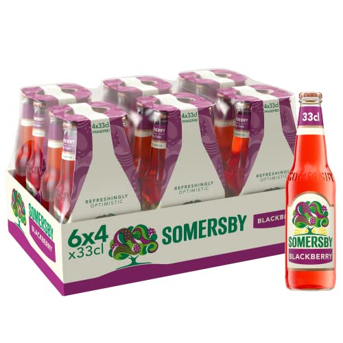 somersby blackberry cider glas einweg 24 x 0,33 l