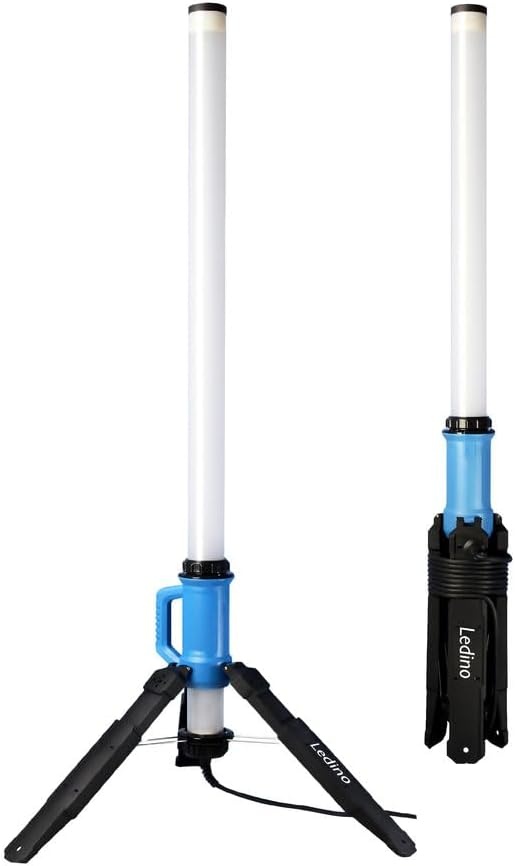 Produktbild: Ledino LED Stehlampe 120W 14400lm IP69K 360 Lichtsäule 5m Kabel