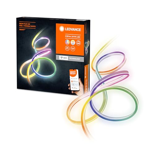 LEDVANCE LED Außenlicht, 5 Meter, RGB, farbwechselnd, IP44, SMART+ NEON FLEX RGBW