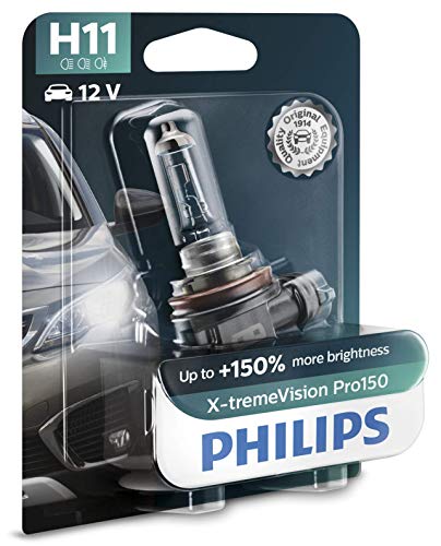 philips halogen leuchtmittel x-tremevision h11 55w 12v gelb single blister