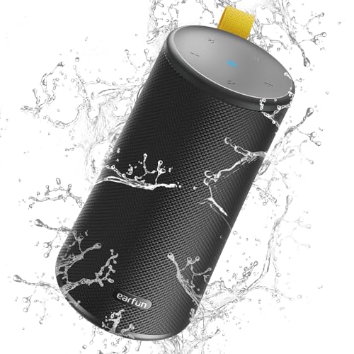 earfun uboom bluetooth lautsprecher 24w tiefbass 360 stereo sound ipx7 16 std spielzeit