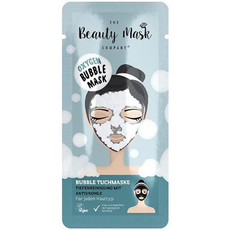 oxygen bubble tuchmaske mit aktivkohle von the beauty mask company ab 1,32