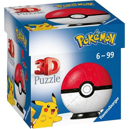 pokmon puzzle-ball 3d puzzle ravensburger 11256 für 8,99 Euro