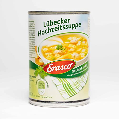 Erasco wedding soup, lübecker suppe, 390 ml, herzhaft und lecker