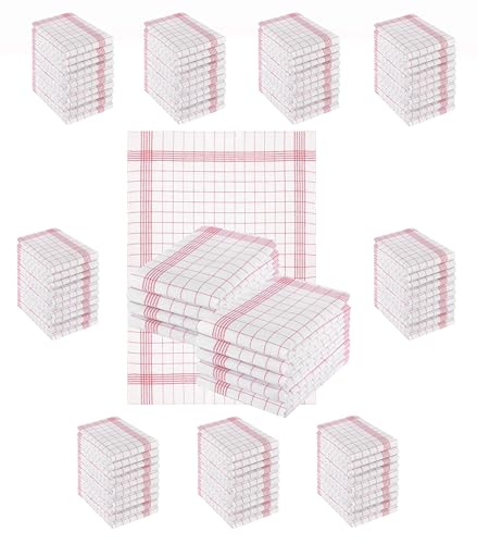 betz geschirrtücher halbleinen 50 x 70 cm 100er set rot saugstark strapazierfähig