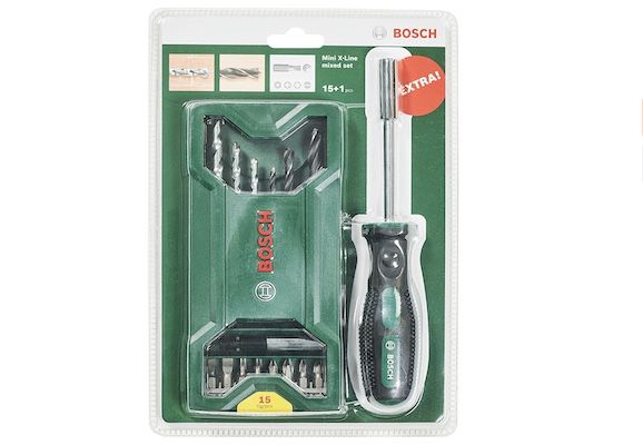 bosch mini x-line mixed set mit schraubendreher für 6,86 euro statt 12 euro