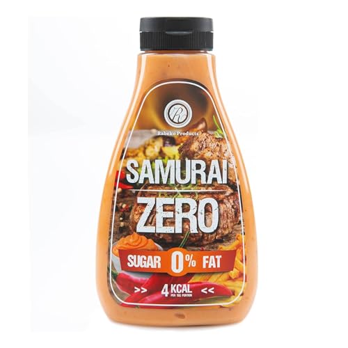 rabeko zero sauce samurai 425ml ohne zucker wenig fett gluten laktosefrei low carb