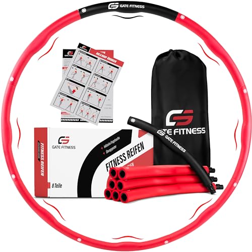 hula hoop von gate fitness für erwachsene und kinder, 1,2 kg bis 2 kg, fitness hoop mit schaum