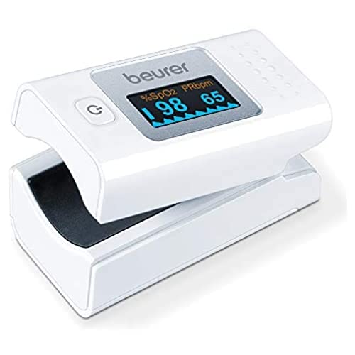 beurer PO 35 pulsoximeter zur messung von sauerstoffsättigung und herzfrequenz