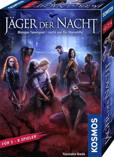 kosmos jäger der nacht, teamspiel für 5-8 personen, vampir, werwolf, mensch