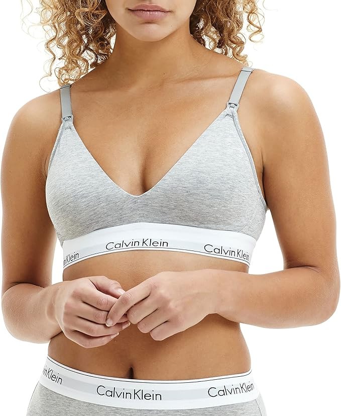 Calvin Klein Still-BH Damen Maternity Bra Stretch Grau XL
