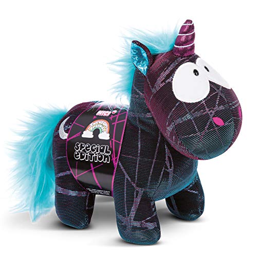 nici einhorn moon beamer kuscheltier 22cm schwarz/türkis plüschtier für kinder