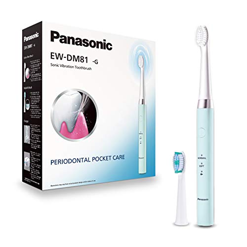 panasonic elektrische zahnbürste EW-DM81-G503, wiederaufladbar, 2 putzmodi, 30 minuten akkulaufzeit
