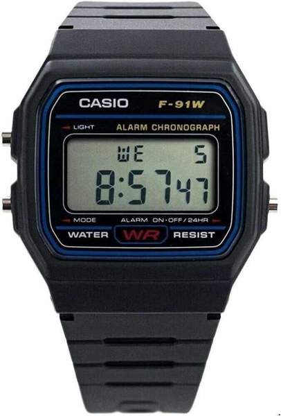 Produktbild: casio f-91w-1yeg uhr digital wasserdicht schwarz 14,33 statt 17,91