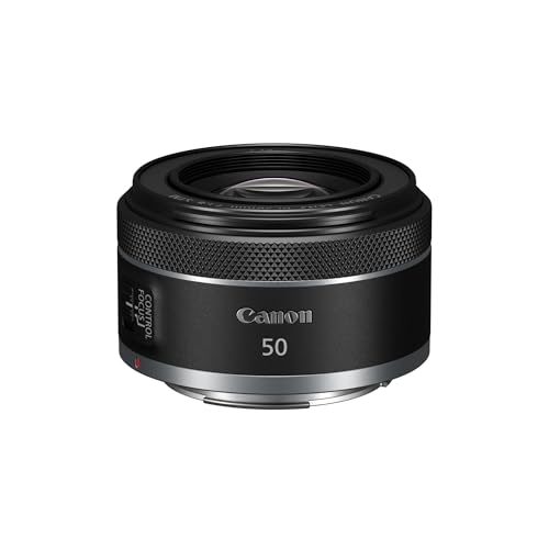 canon rf 50mm f1.8 stm objektiv, leicht, lichtstark, kompatibel mit eos r serien