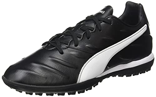 puma king pro 21 tt turf fußballschuhe unisex schwarz weiß, 37 eu