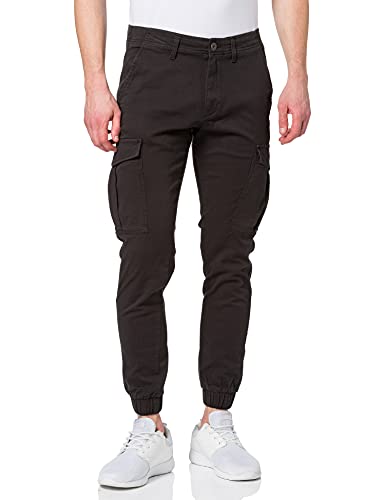 JACK&JONES JJIMARCO JJJOE Cuffed Pants AKM Schwarz