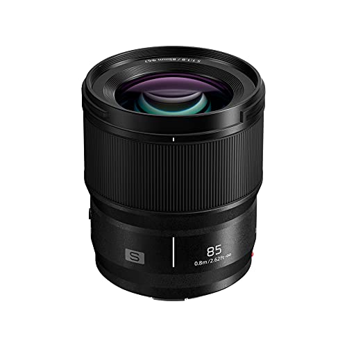 panasonic lumix s-s85e objektiv 85mm f1.8 67mm filtergröße schwarz