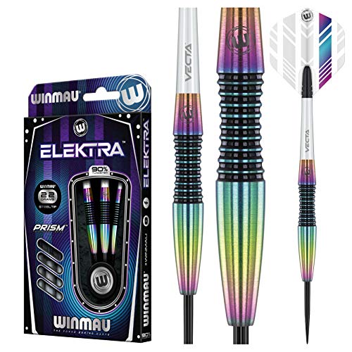 winmau elektra steeldart 90 % tungsten 22 g 24 g dartpfeile