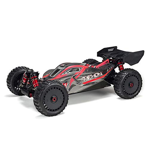 arrma rc auto typhon 1/8 6S v5 schwarz-rot ARA8606V5