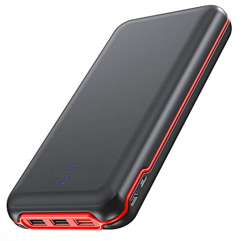 elzle power bank 26800mAh mit 22.5W QC3.0, 4 usb ausgänge, tragbares ladegerät für iphone, samsung, tablet