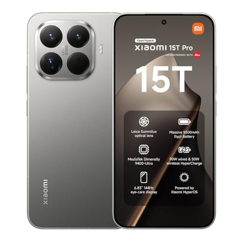 Produktbild: xiaomi 15t pro 1tb titanium preisfehler amazon uk inkl. taxes 415,18