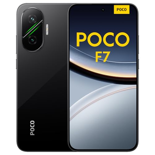 xiaomi poco f7 smartphone, 12+256gb, snapdragon 8s gen 4, 50mp kamera, 6500mah, 120hz amoled