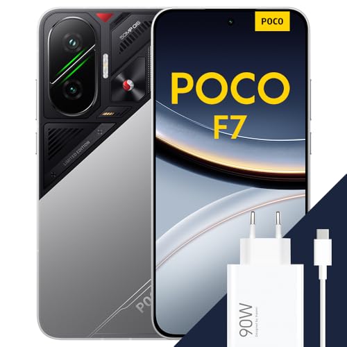poco f7 smartphone 12+512gb silber snadragon 8s gen 4 50 mp kamera 6,83 zoll 120 hz AMOLED