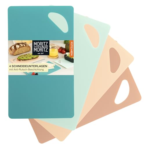 Produktbild: flexibles schneidebrett moritz & moritz 4x kunststoff 25 x 14,5 cm mit grifföffnung