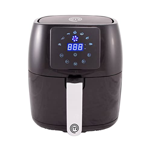 heißluftfritteuse 4,5l masterchef 1400w airfryer für 2-4 personen mit touchscreen und 7 programmen