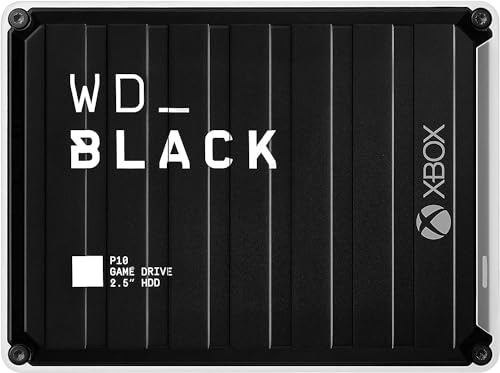 wd_black p10 game drive xbox 4 tb, 1 monat xbox game pass ultimate, schwarz