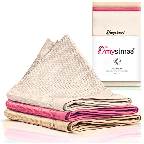 mysimaa microfibre cloths 60 x 40 cm, streak-free reinigungstuch, auto, küche