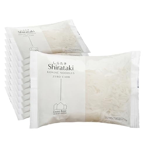 shirataki nudeln von emma basic 12x270g, vegan, glutenfrei